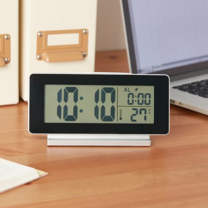 filmis clock thermometer alarm low voltage homekade 2