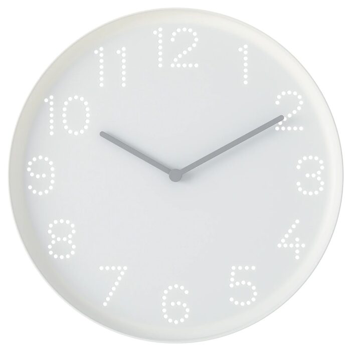 tromma wall clock white HOMEKADE 1