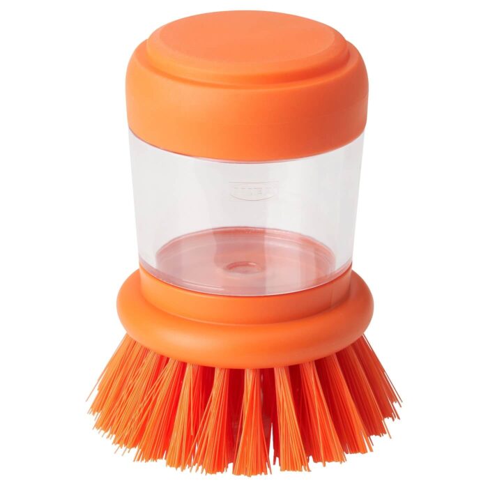 videveckmal dish washing brush with dispenser bright orange 1191085 pe900451 s5