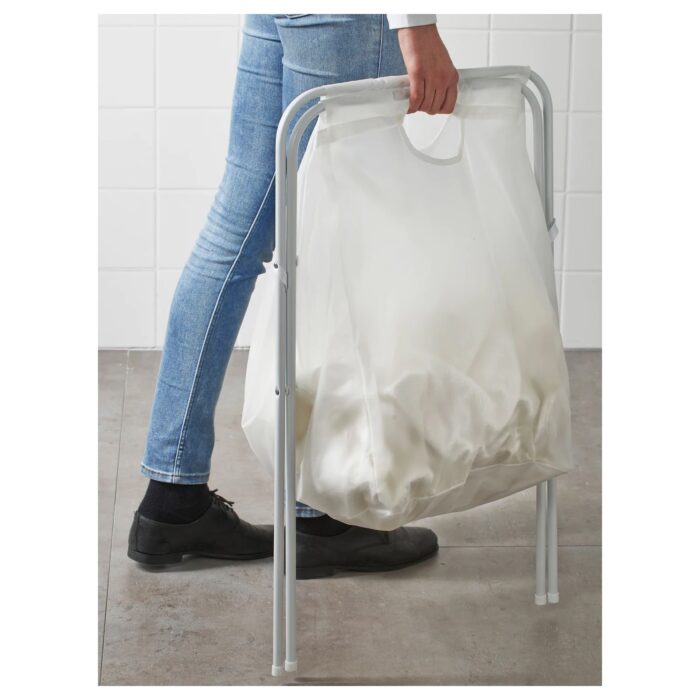 jaell laundry bag with stand white ikea mall 2