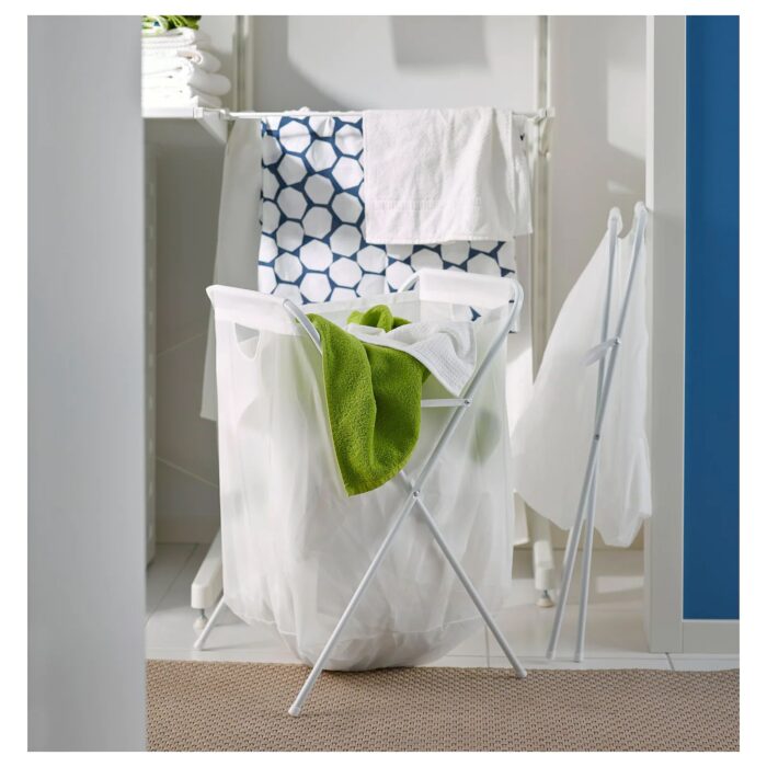 jaell laundry bag with stand white ikea mall 3