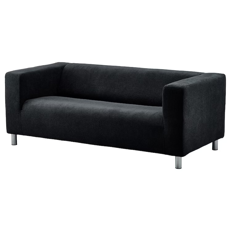 klippan 2 seat sofa vansbro black 1170083 pe892654 s5 1 11zon