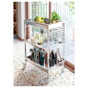 kungsfors kitchen trolley stainless steel 0723286 ph154642 s5