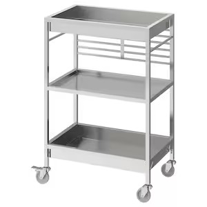 kungsfors kitchen trolley stainless steel 0736866 pe740781 s5 11zon