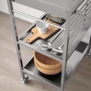 kungsfors kitchen trolley stainless steel 0870877 pe690003 s5 11zon