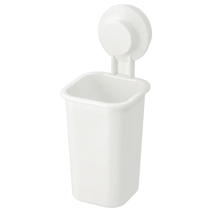 tisken toothbrush holder with suction cup white 0749031 pe745404 s5