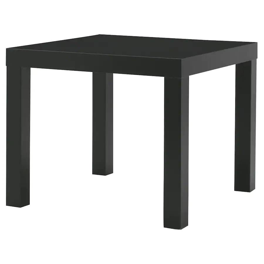 میز عسلی ایکیا مدل LACK/قهوه ای تیره lack side table black homekade 1