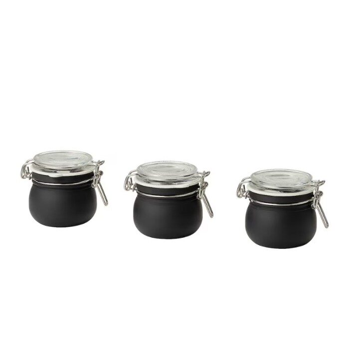 بانکه ایکیا KORKEN بسته 3 تایی/ مشکی ایکیا مدل korken بسته 3 تایی رنگ مشکی e1744800799532