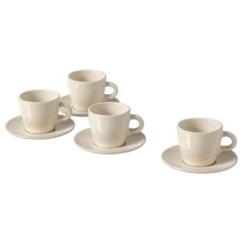 ست قهوه خوری ایکیا مدل FARGKLAR / کرم PE828018 1