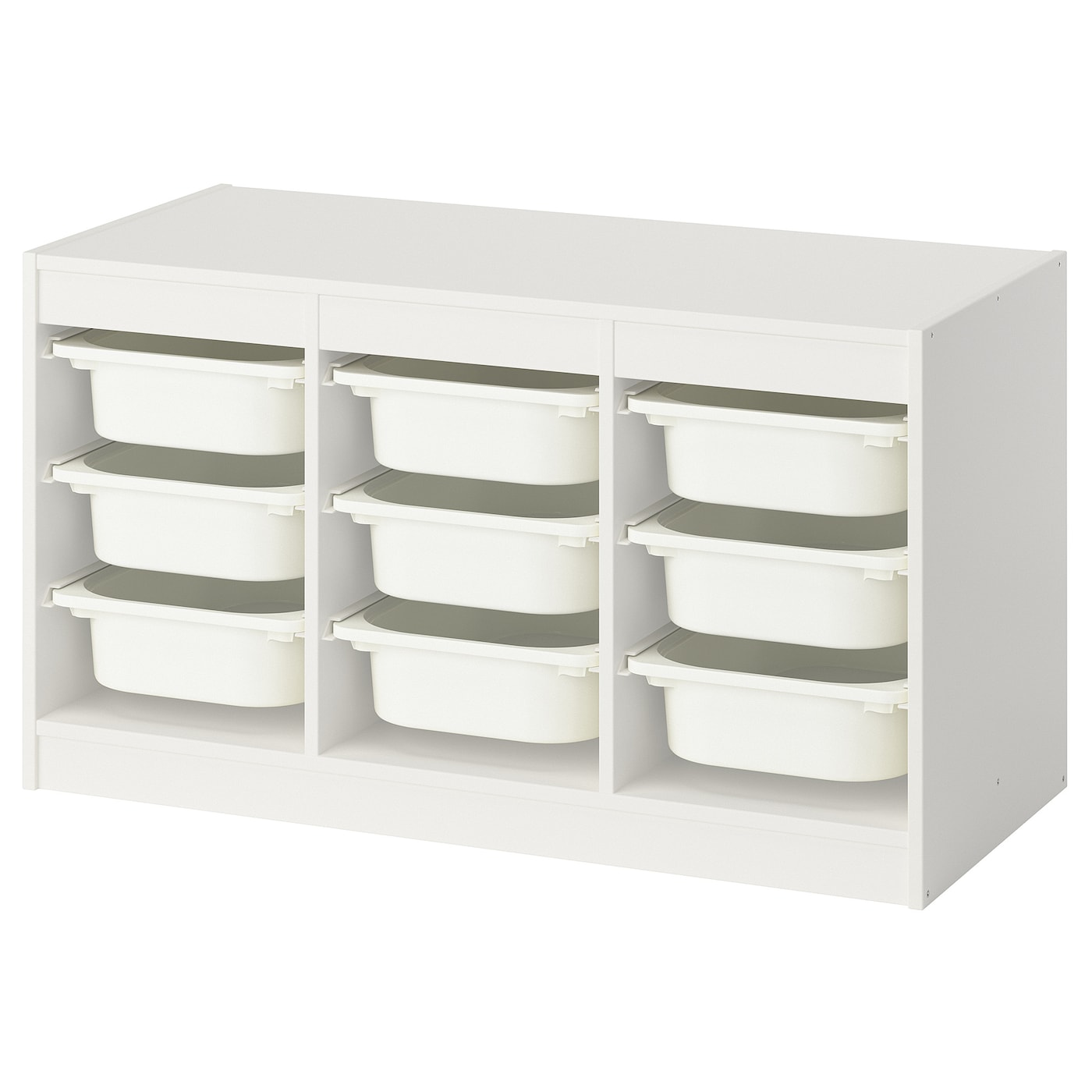 شلف باکس ایکیا مدل TROFAST/ سفید trofast storage combination with boxes white white 1354503 pe952781 s5
