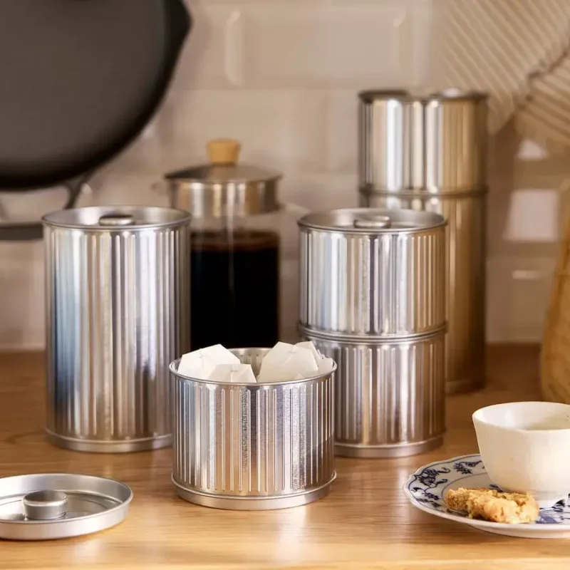 betthaj tin with lid for coffee 2