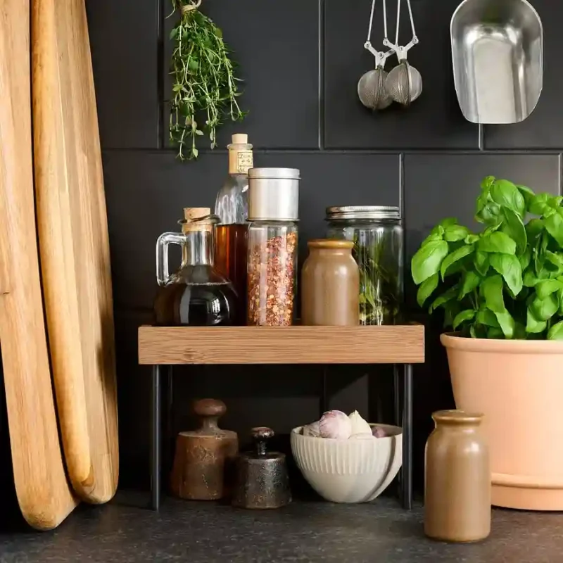 nalblecka kitchen countertop organiser metal bamboo 1542637 pe1018492 s5